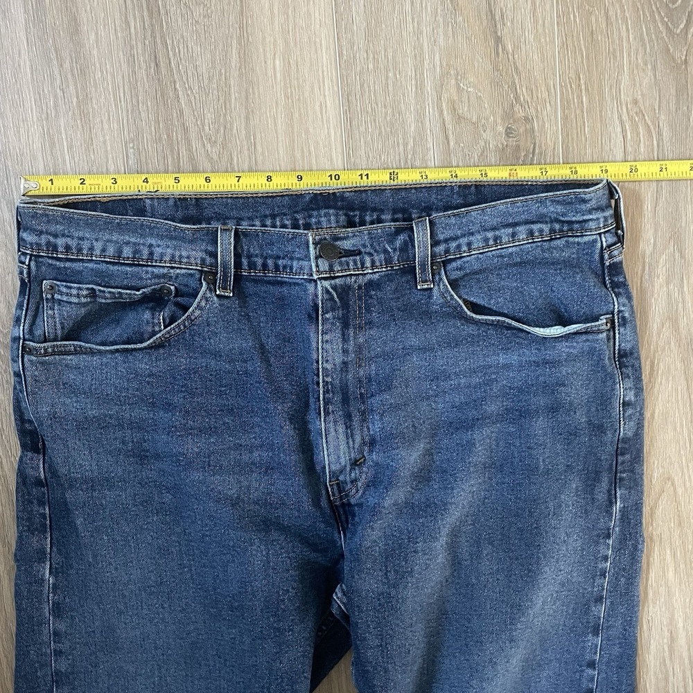 Levi's Men's 505 Straight Leg, Reg Fit, 38x32 Denim Jeans - Picture 3 of 4